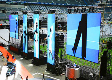SMD3535 P10 farbenreicher LED-Anzeigen-Stadiums-Hintergrund-Bildschirm im Freien Anti-UV fournisseur