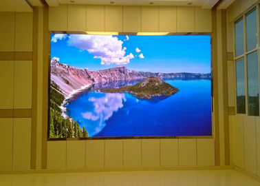 Voller LED-Wand-Bildschirm, Schaukasten-hohe Bildwiederholfrequenz der Werbungs-P6 fournisseur