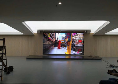 Voller LED-Wand-Bildschirm, Schaukasten-hohe Bildwiederholfrequenz der Werbungs-P6 fournisseur