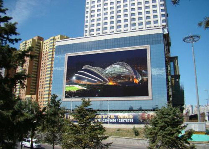 HD LED LED Videowand der Werbungs-Anzeigen-P10 im Freien 100000 Stunden Lebensdauer- fournisseur